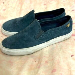 UGC blue tory Burch suede shoes